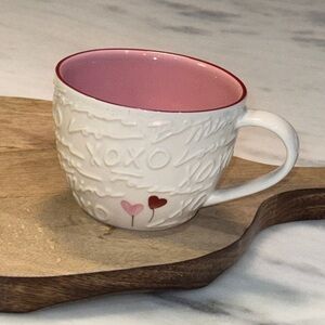 2007 Starbucks Coffee Valentine Be Mine XO Love Coffee 12oz Mug